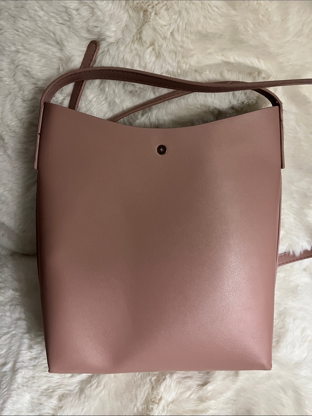 Anthropologie Samara Minimalist Pink Bag - Picture 4 of 12